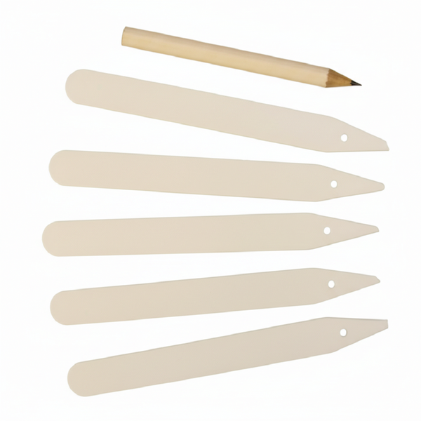 Plastic Plant Labels - 140mm x 13mm, 500 Count Bulk Bag - Economical Tags for Nursery Pots and Seed Trays