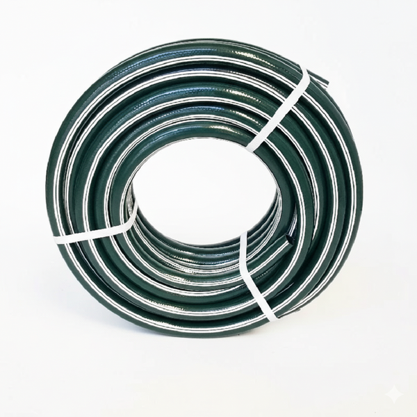 Ryset Maxi Green Heavy Duty Water Hose - 100M x 19mm, Unfitted, 4mm Wall - High-Flow, Anti-Kink Commercial and Industrial Hose