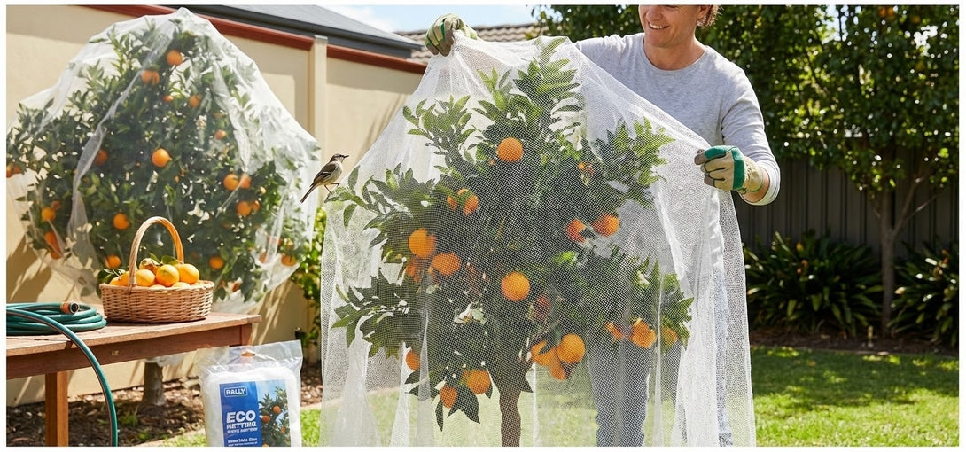 Rally Knitted Eco Netting - 5mm Mesh - Wildlife Safe Fruit Tree Protec