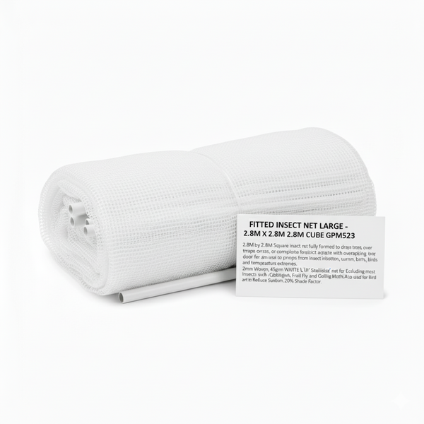 Fitted Insect Net – Large (2.8m x 2.8m Cube) – Full-Form Tree & Crop Protection Enclosure