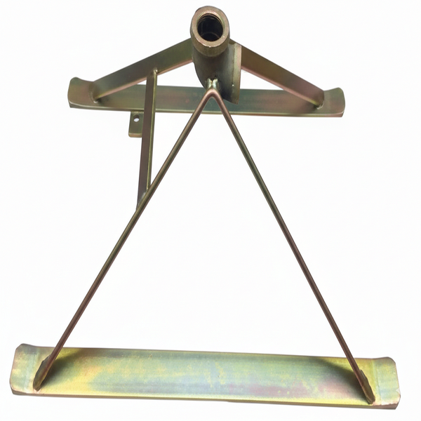 Steel Skid Stand for 19mm Pulsating Sprinklers - 400mm Steel Base, 19mm Threaded Elbow - Heavy Duty Mobile Base for Commercial Sprinkler Heads