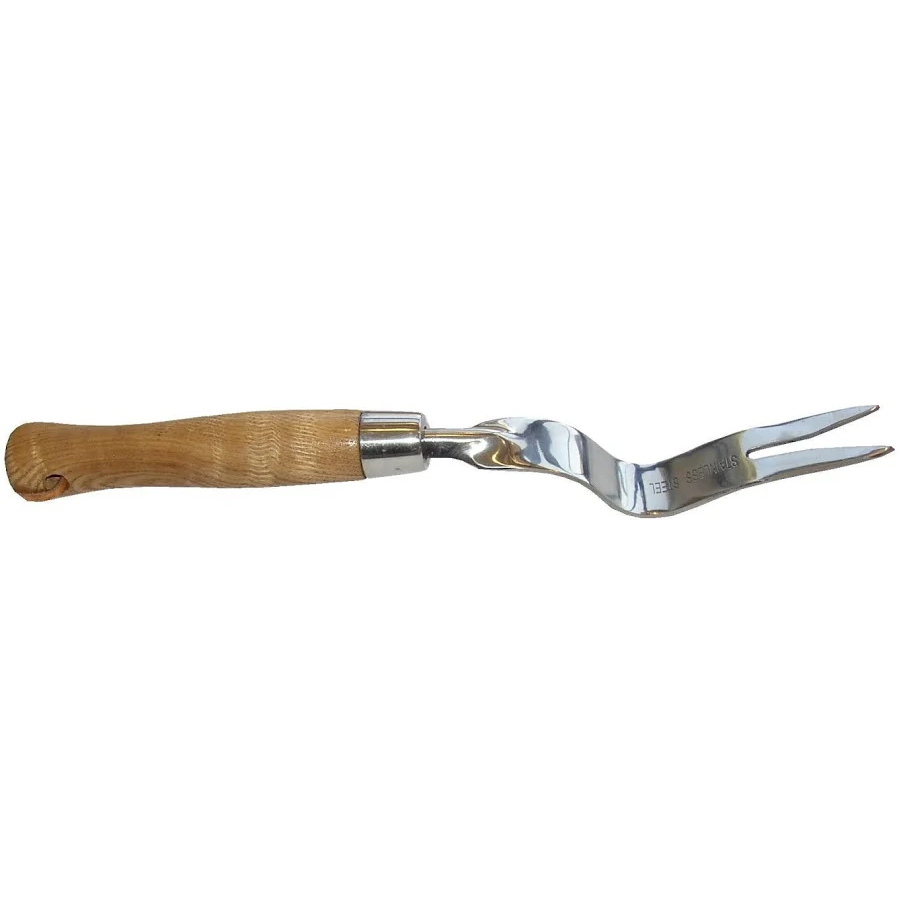 Stainless Steel Daisy Weeder - 300mm Length (Forked Tongue Design) - P