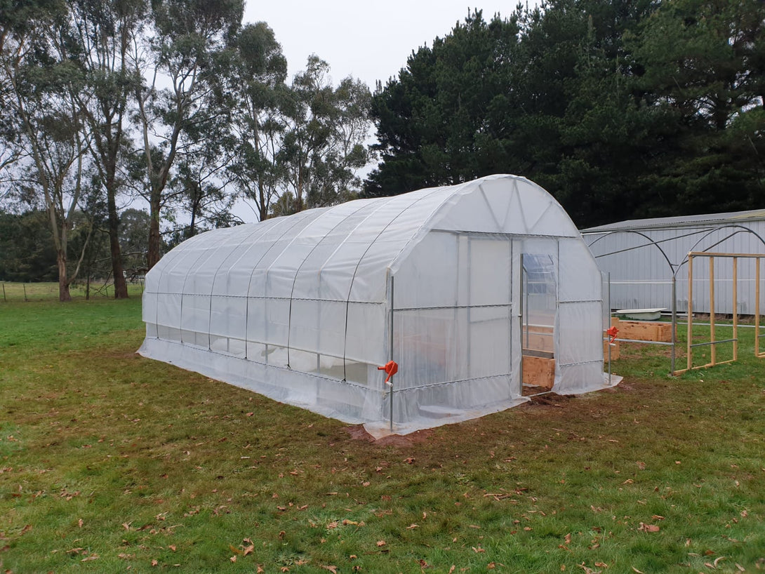 Polytunel Kit Elite Polytunnel Greenhouse Kit | Extra Strength & Ventilated Design ...
