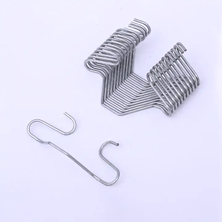 locking hooks on a white background