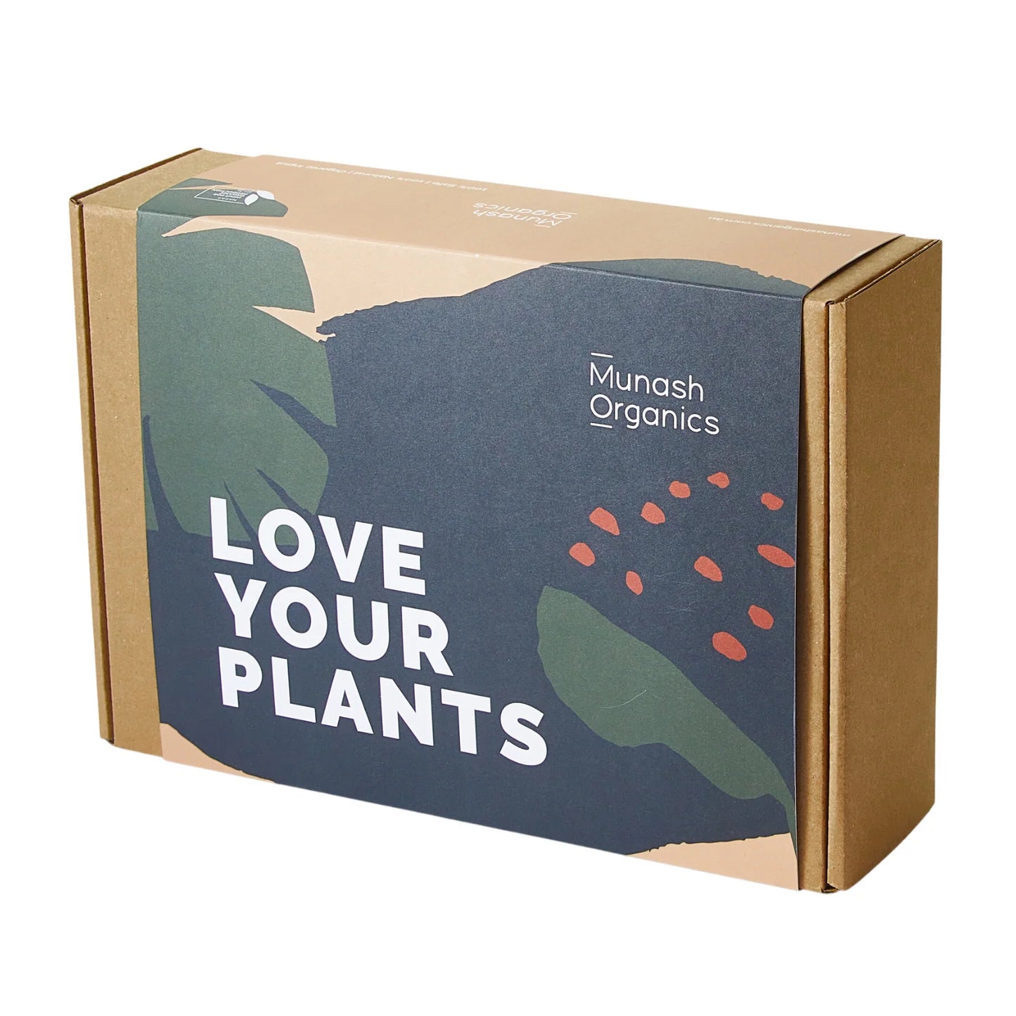 Munash Organics Love Your Plants Gift Box complete indoor plant care kit