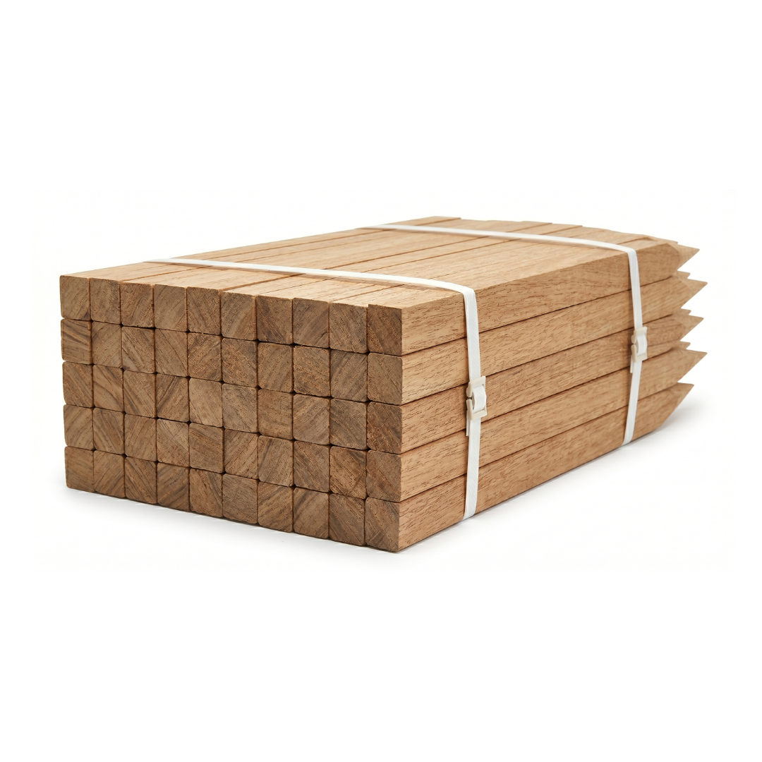 Hardwood Tree Guard Stakes | 750mm x 15mm x 25mm | Pack of 50