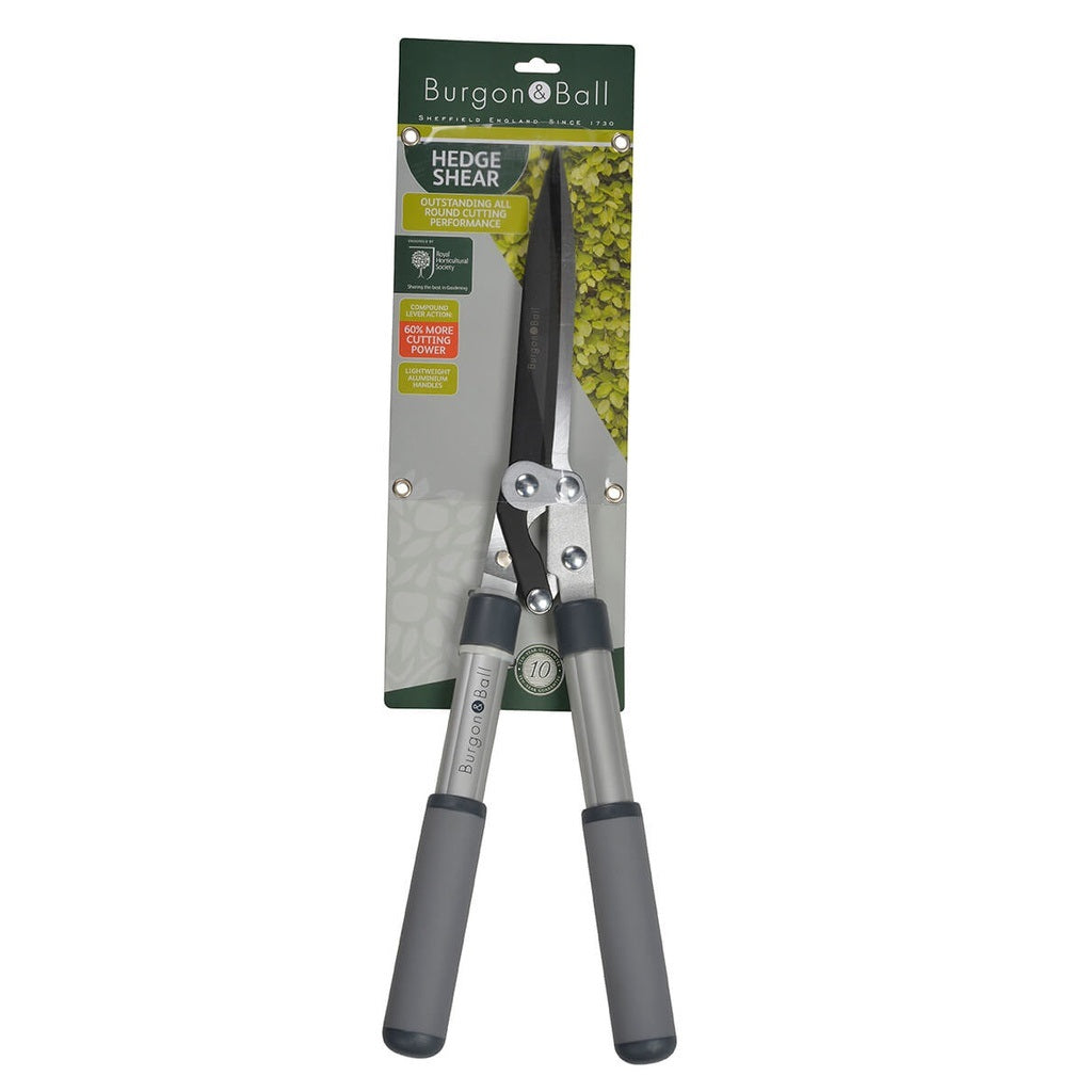 Burgon & Ball - RHS Hedge Shear – Double Pivot Compound Action Shears