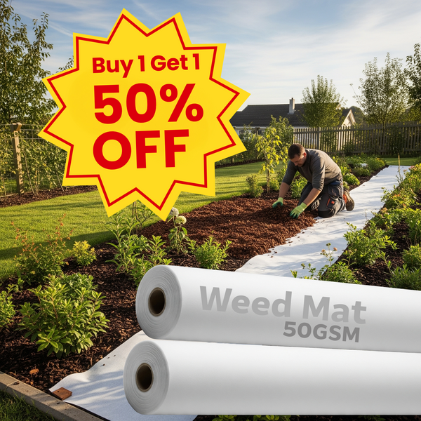 Garden Weed Mat - 50gsm -Bundle offer - Buy 1 Get 1  50% OFF