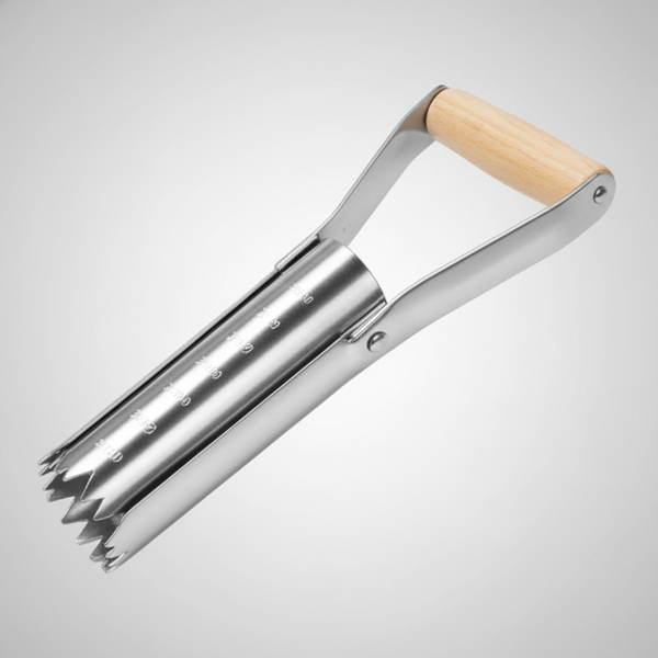 Ashwood Bulb Planter - 60mm Stainless Steel Head - Traditional Tool for Planting Tulips, Daffodils & Soil Samples