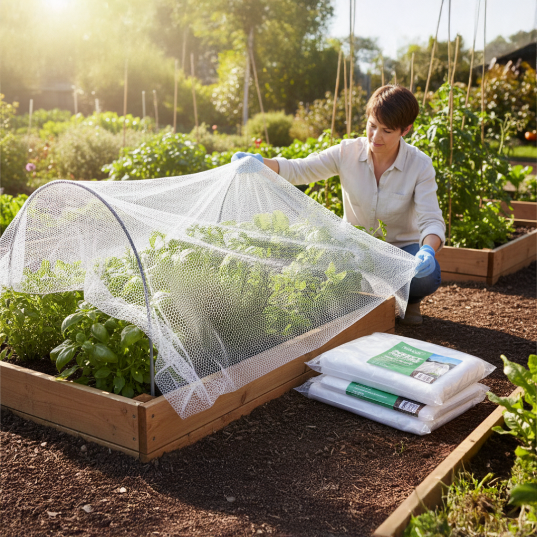 Insect Netting - Fine Mesh Protection - Wildlife Safe Barrier for Frui