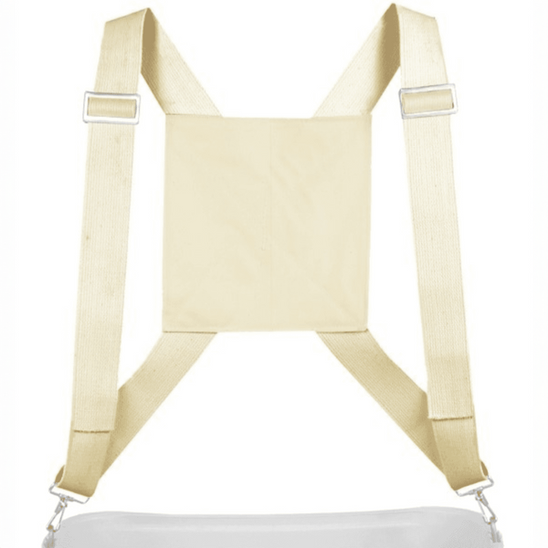 Wells & Wade Deluxe Lumbar Harness - Heavy Duty Cotton Webbing, Double Straps - Premium, Durable, Ergonomic Harness for Professional Fruit Picking
