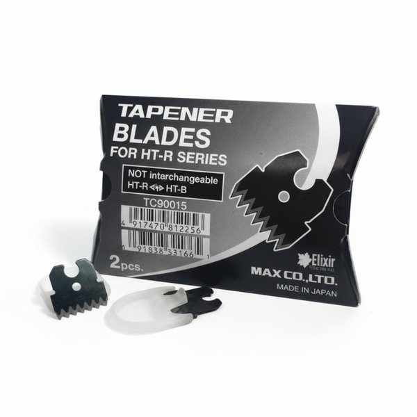 Max Replacement Blades - 2 Blades Per Pack - Sharpened Tie Tape Cutter For Max Ht-r1/r2 Tying Guns