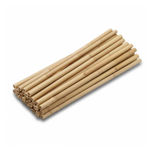 Full Diameter Bamboo Canes (1000 Pack) - 450mm Length (6-8mm Consistent Diameter) - Versatile Nursery & Floral Support for Potted Stock & Arrangements