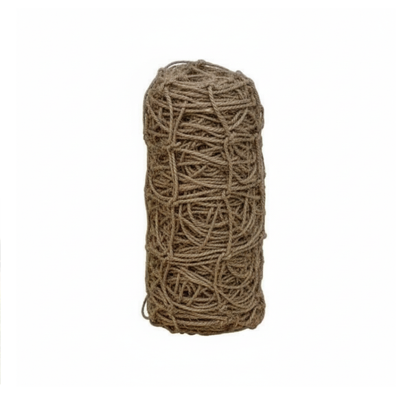 Jute Pea & Bean Netting - 1.8M x 100M Roll - Commercial-Grade Compostable Trellis for Vertical Crop Support