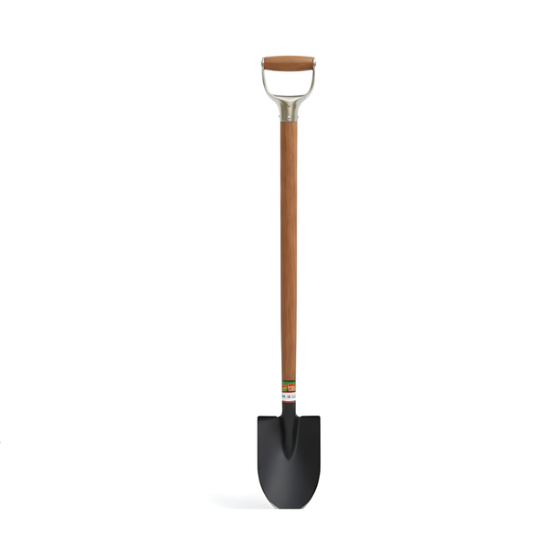 Planting Spade - 650mm Overall Length - Precision D-handle Tool for Small Planting Holes & Raised Beds
