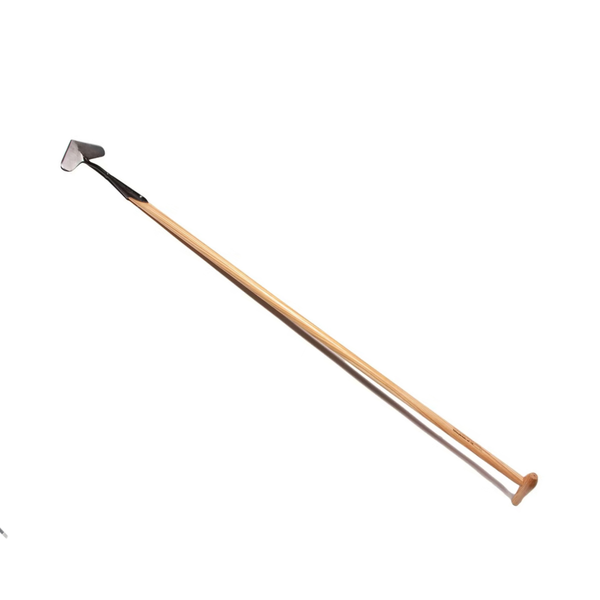 Krumpholz Cordate Dutch Hoe - P-handle Design, Hand-forged Steel - Ergonomic Tool for Upright, Wrist-friendly Weeding