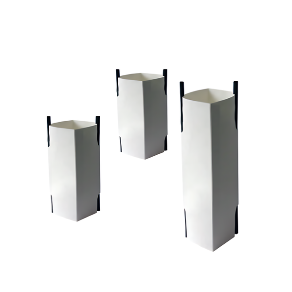 Fibreboard Tree Guards - 95mm Square Profile (300mm to 600mm Height Range) - Cost-effective, Rigid Protection for Nursery Stock & Reforestation