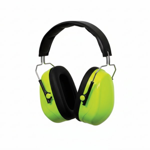 Premium Class 5 Hearing Protection Ear Muffs - 26 dB Rated, High-Quality Foam Cushions - Comfortable, Robust Noise Reduction for Industrial and Workshop Environments
