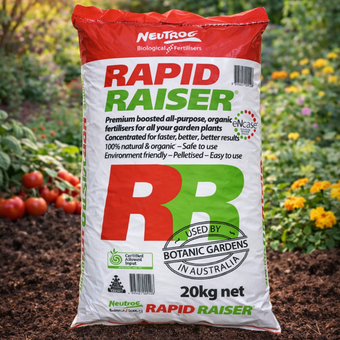 Neutrog Rapid Raiser 20kg – Multi-Purpose Organic-Based Fertiliser