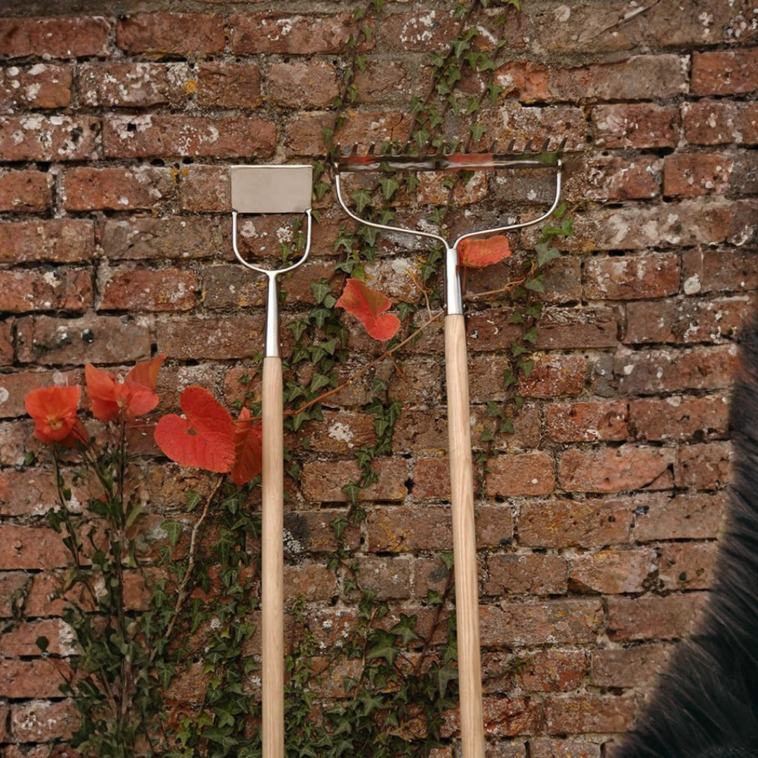 Burgon & Ball - RHS Stainless Ground Rake – Professional Wide-Head Lev