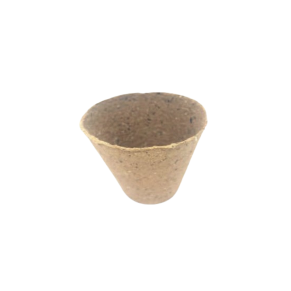 Ryset Large Bio Pots – Bulk Pack of 100– Eco-Friendly, Biodegradable Wood Fibre Pots for Healthy Seedling Growth