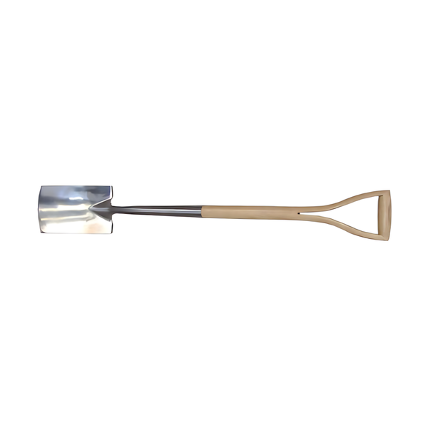 Stainless Steel Border Spade - 960mm Length (140mm X 240mm Blade) - Premium Fsc Ashwood Spade for Raised Beds & Borders