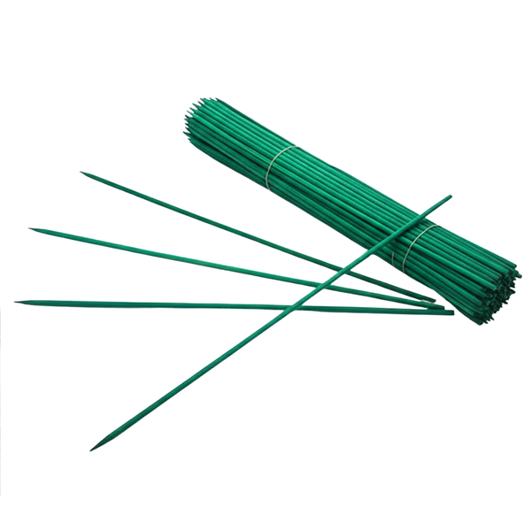 Bamboo Plant Stakes (20 Pack) - 450mm Length (Natural & Non-slip) - Natural Support for Orchids, Delicate Flowers & Seedlings