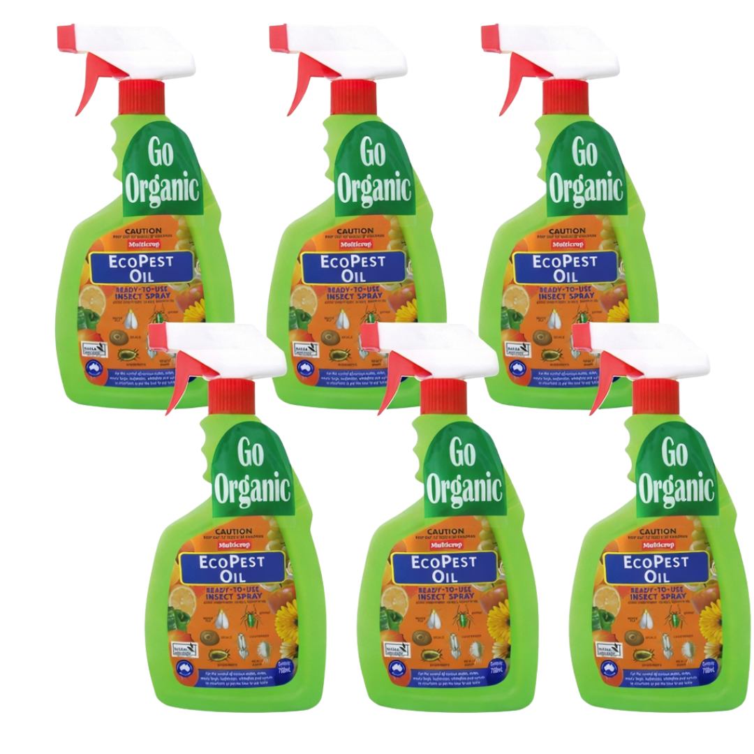 6x Multicrop EcoPest Oil 750ml – High-Purity Ready-to-Use Organic Inse