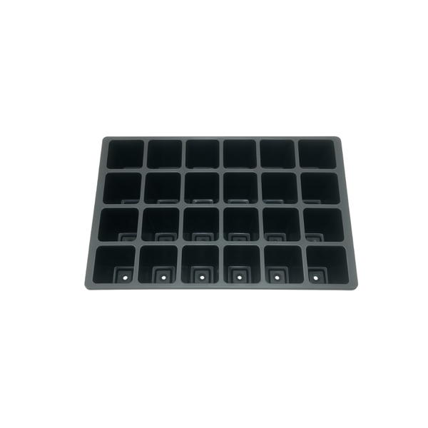 Ryset 24 cell Square Tray – Durable Thermo-Moulded Propagation Tray for Reliable Seed Starting