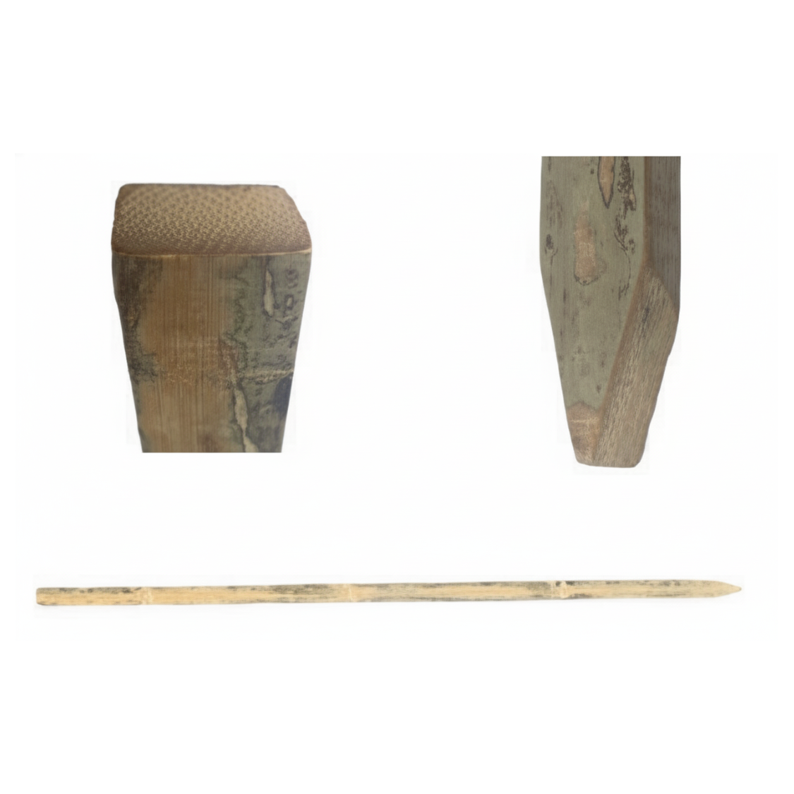 Solid Bamboo Tree Guard Stakes - 750mm & 900mm Lengths (10mm X 20mm Mi