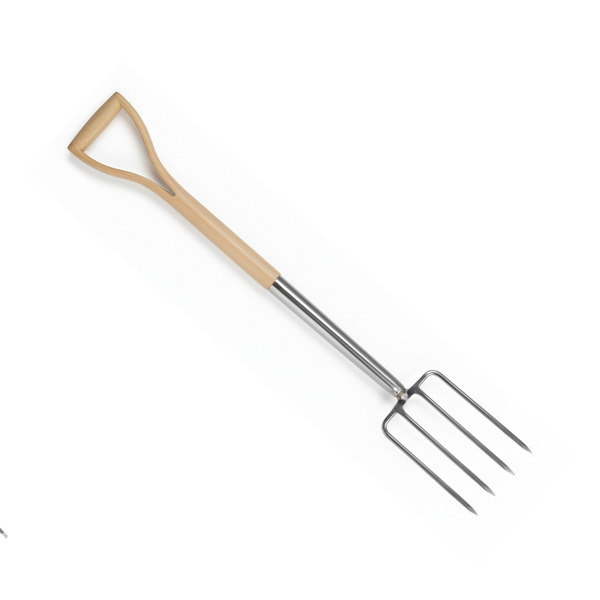 Stainless Steel Kids Fork - 72cm Length (11cm Head Width) - Lightweight Fork for Child Gardeners & Small Spaces