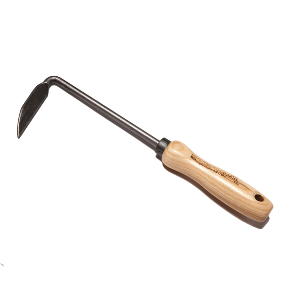 Krumpholz Cape Cod Weeder - Angled Forged Blade, 14cm Handle - Hand-forged Tool for Precision Cultivation & Root Shearing