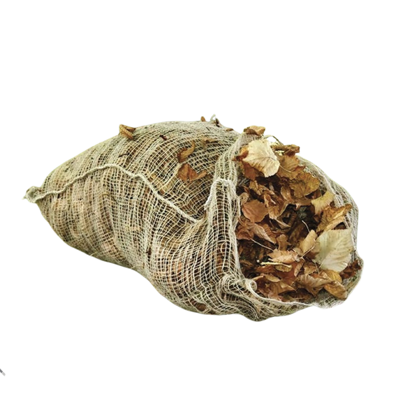 Jute Leaf Bag - 90cm Length x 45cm Width - Biodegradable Garden Waste, Compost & Leaf Collection