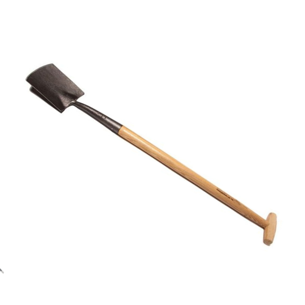 Krumpholz Ladies Spade - 85cm Ash T-handle, 2.5mm Carbon Steel - Hand-forged Tool for Lightweight, Sturdy Digging