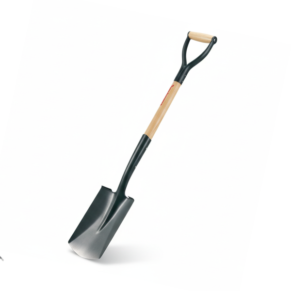 Corona Nursery Spade - 30" D-handle, 14-gauge Tempered Steel - Heavy-duty Tool for Precision Bed Preparation