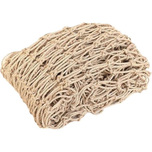 Jute Pea & Bean Netting - 1.8M x 2.7M - Heavy-Duty Compostable Trellis for Vining Vegetables