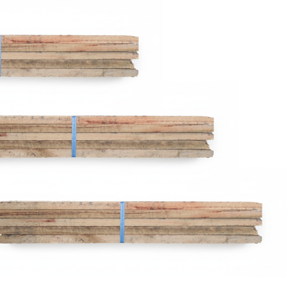 Hardwood Garden Stakes (10 Pack) - 25mm X 25mm Eucalypt Hardwood (900mm to 2100mm) - Premium Support for Trellises, Borders, Standards & Permanent Structures