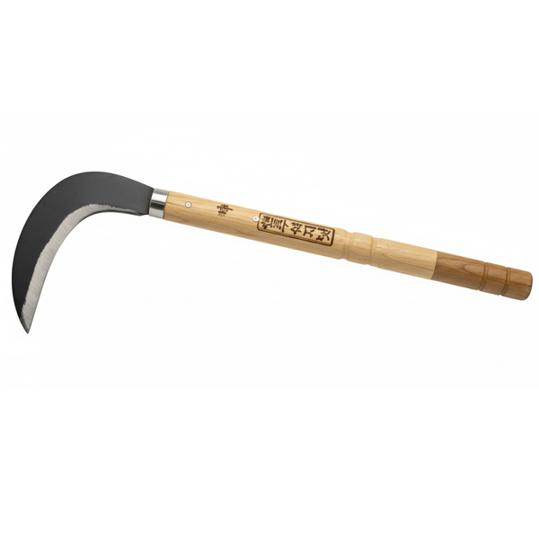 Youngju Traditional Korean Grass Sickle - 22cm Hand-forged Blade - Master Blacksmith's Sickle for Fine Weeding, Clearing & Harvesting
