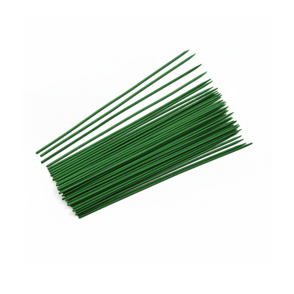 Green Dyed Bamboo Sticks (5000 Pack) - 300mm Length (3-3.5mm) for Seamless Presentation - Professional, Discreet Support for Orchids, Floristry & Seedlings