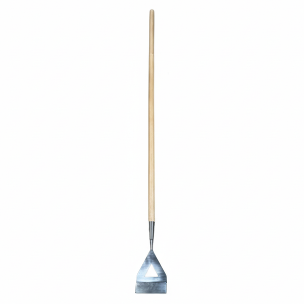Stainless Steel Dutch Hoe - 1300mm Length - Push Action Hoe for Effortless Scraping & Weeding