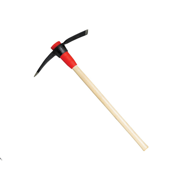 Corona Pick Mattock - 36" Hickory Handle, Forged Steel - Heavy-duty Tool for Fracturing Rock, Roots & Dense Soil
