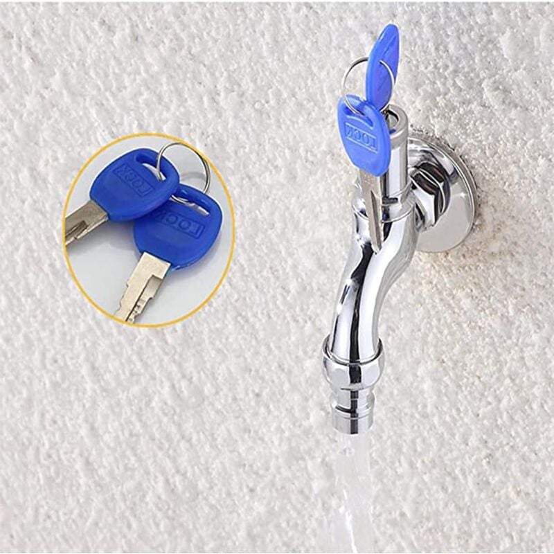 Anti-Theft Tap - 9cm - Lockable Faucet | Garden Supplies