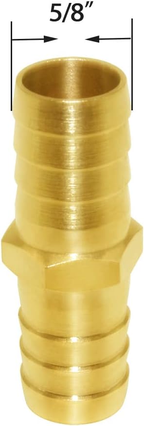 Hose Repair Kit | 5/8 Inch Brass Garden Fittings | Greenhouse & Polytunnels