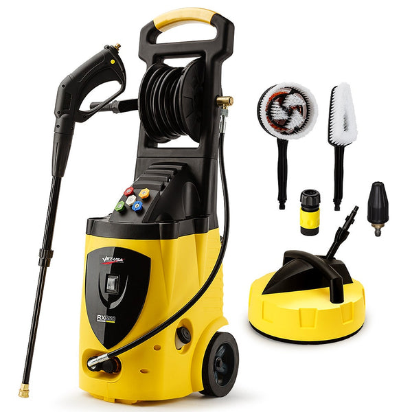 JET-USA Electric High Pressure Washer RX550 - 3500PSI - Heavy Duty Cleaner for Cars, Patios, and Outdoor Surfaces