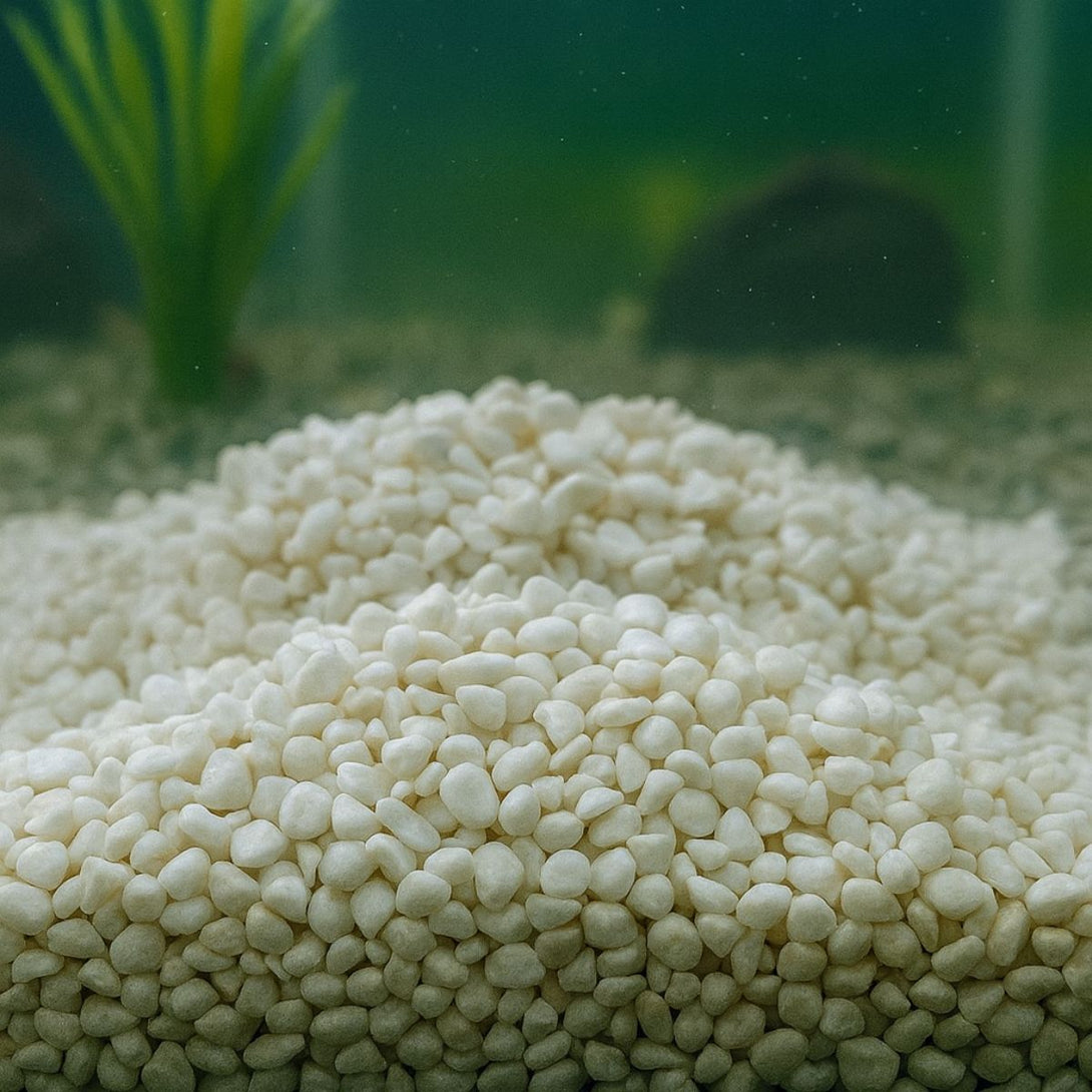 2x Showmaster 4-6mm Snow White Pebbles 5kg | Greenhouse & Polytunnels
