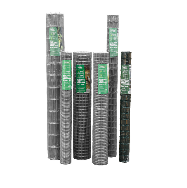 Heavy Duty Welded Mesh Pre Pack - Heavy - 1200mm x 100mm x 10M x 2.0mm Wire - Galvanised Fencing for Dogs, Gardens & Security
