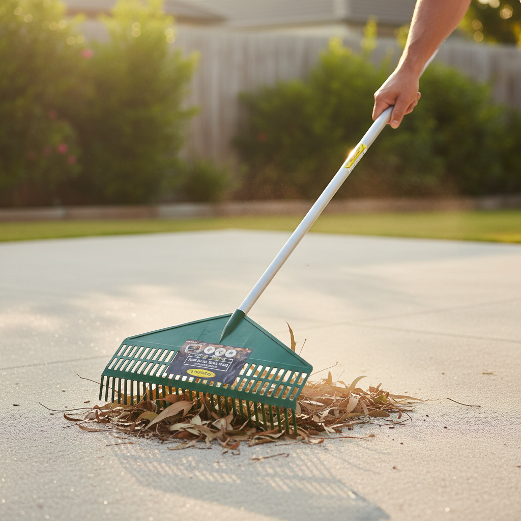 6 x Cyclone Rake - 580mm Head - For Raking Leaves, Sand, and Lawn ...