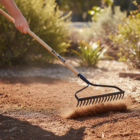 Fry Raking Tool 3 x Gardenmaster Bow Rake - 16 Tine - Durable Tool for Raking Soil and ...