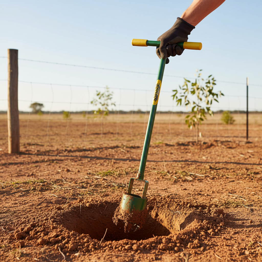 Cyclone Post Hole Digger Auger 655692 | Garden Supplies