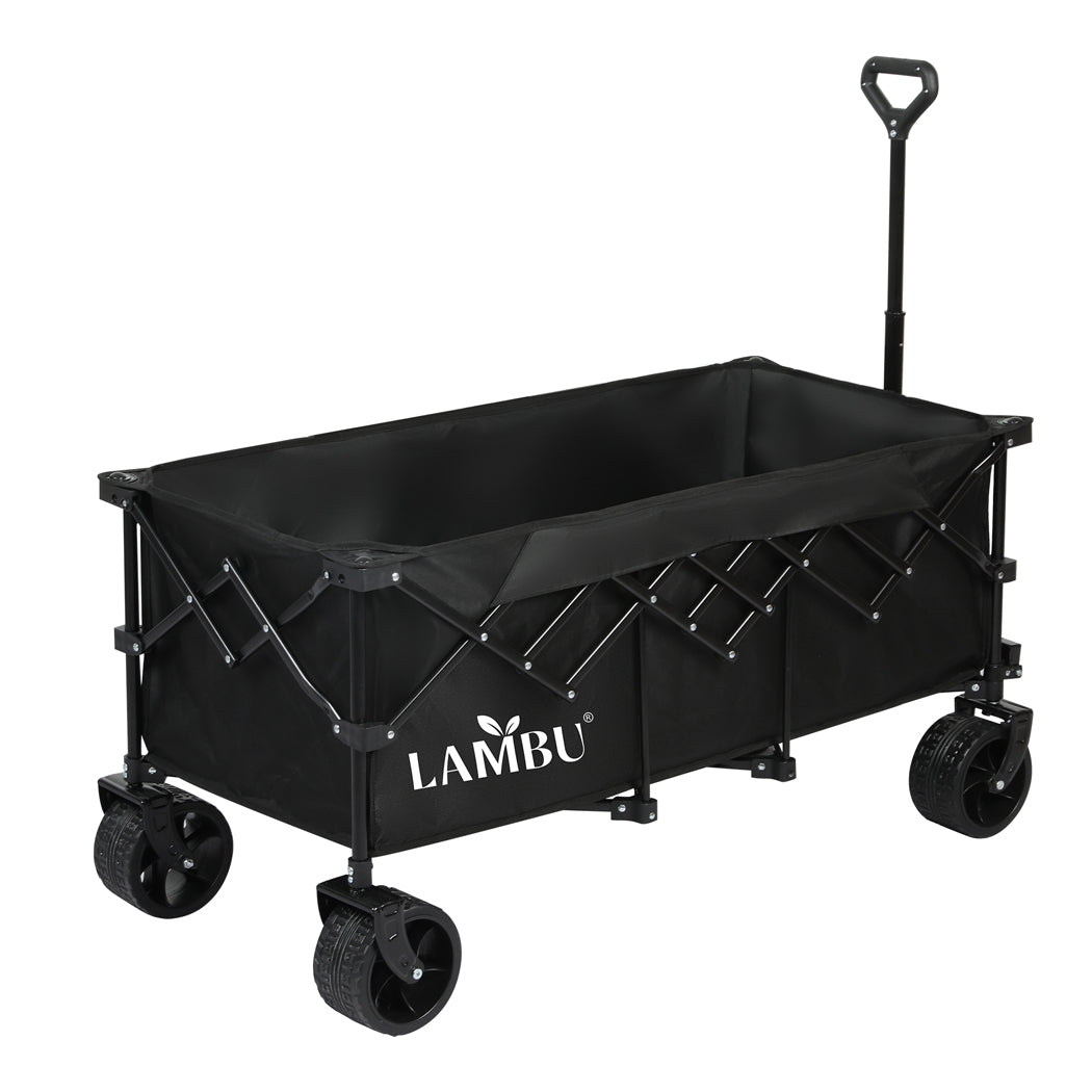 Lambu Folding Wagon Trolley Cart | Greenhouse & Polytunnels